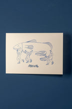 Holding Fish Card