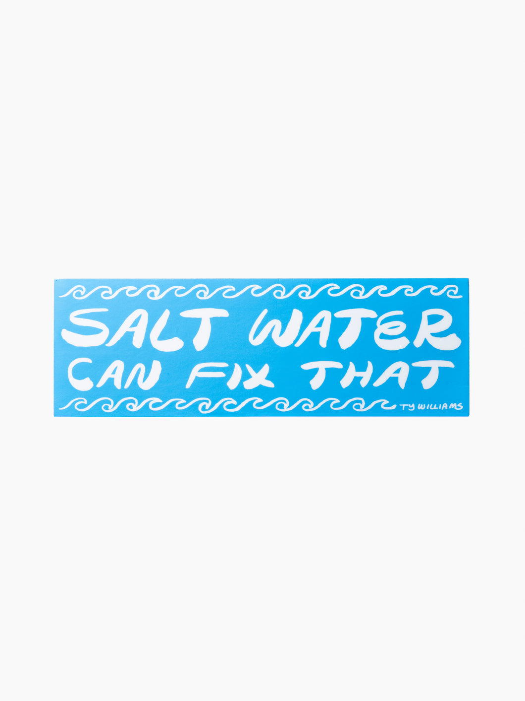Salt Water Can Fix That Sticker