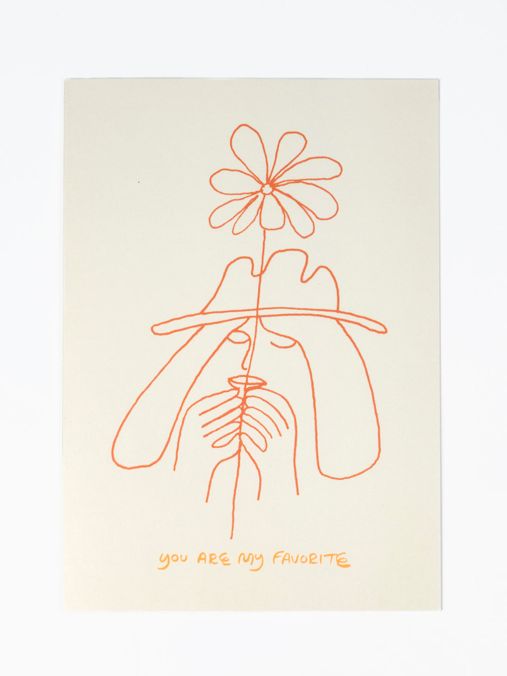 You Are My Favorite Flower Card