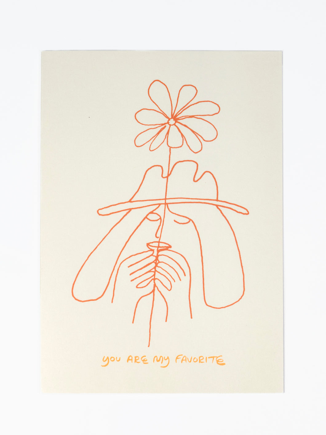 You Are My Favorite Flower Card
