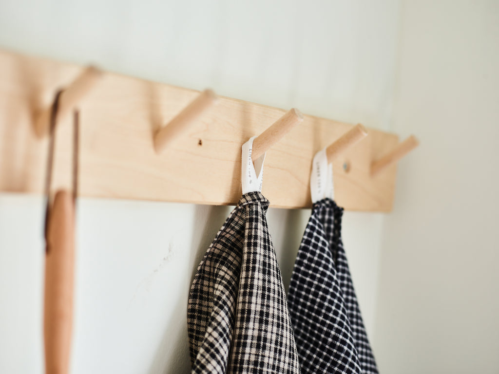 Wooden Rack | 7 Hooks